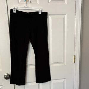 CAbi Black crop Yoga pants